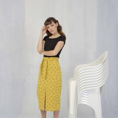 Falda Bermudas Amarillo