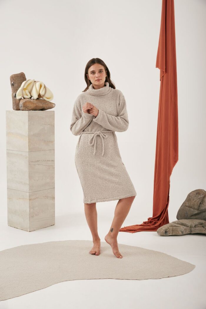 Vestido Horden Blanco Roto