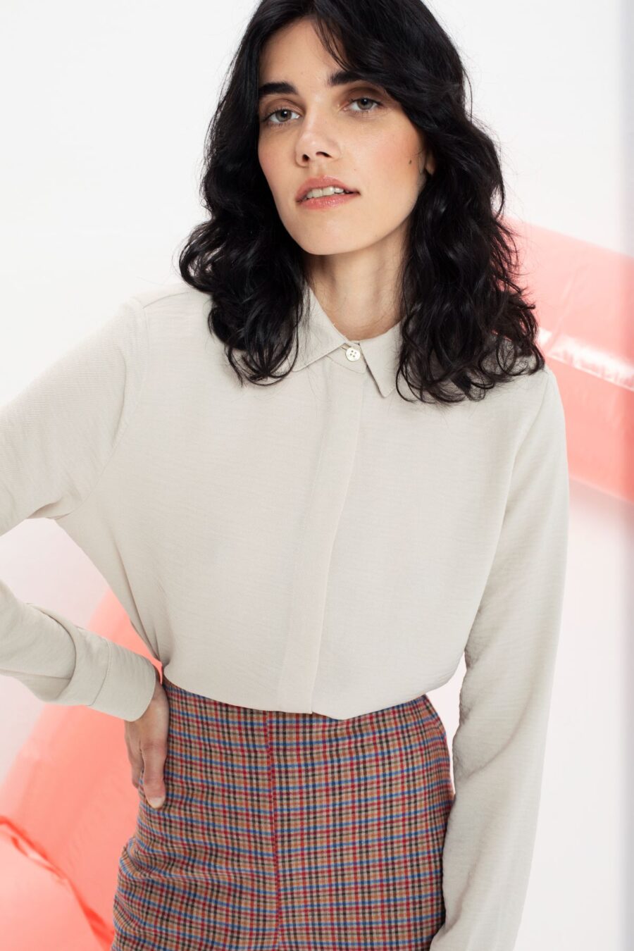 Camisa Hogg OI23/24 Lisa Beige