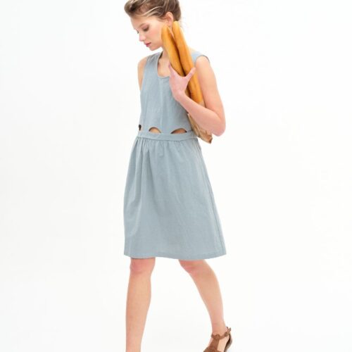 Vestido Emita  Verde Pastel