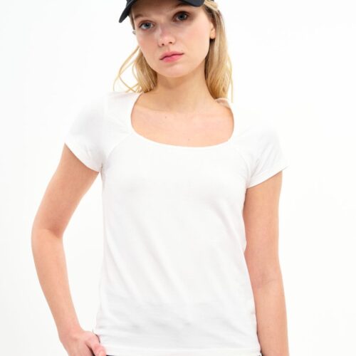 Camiseta Manly Blanco Liso