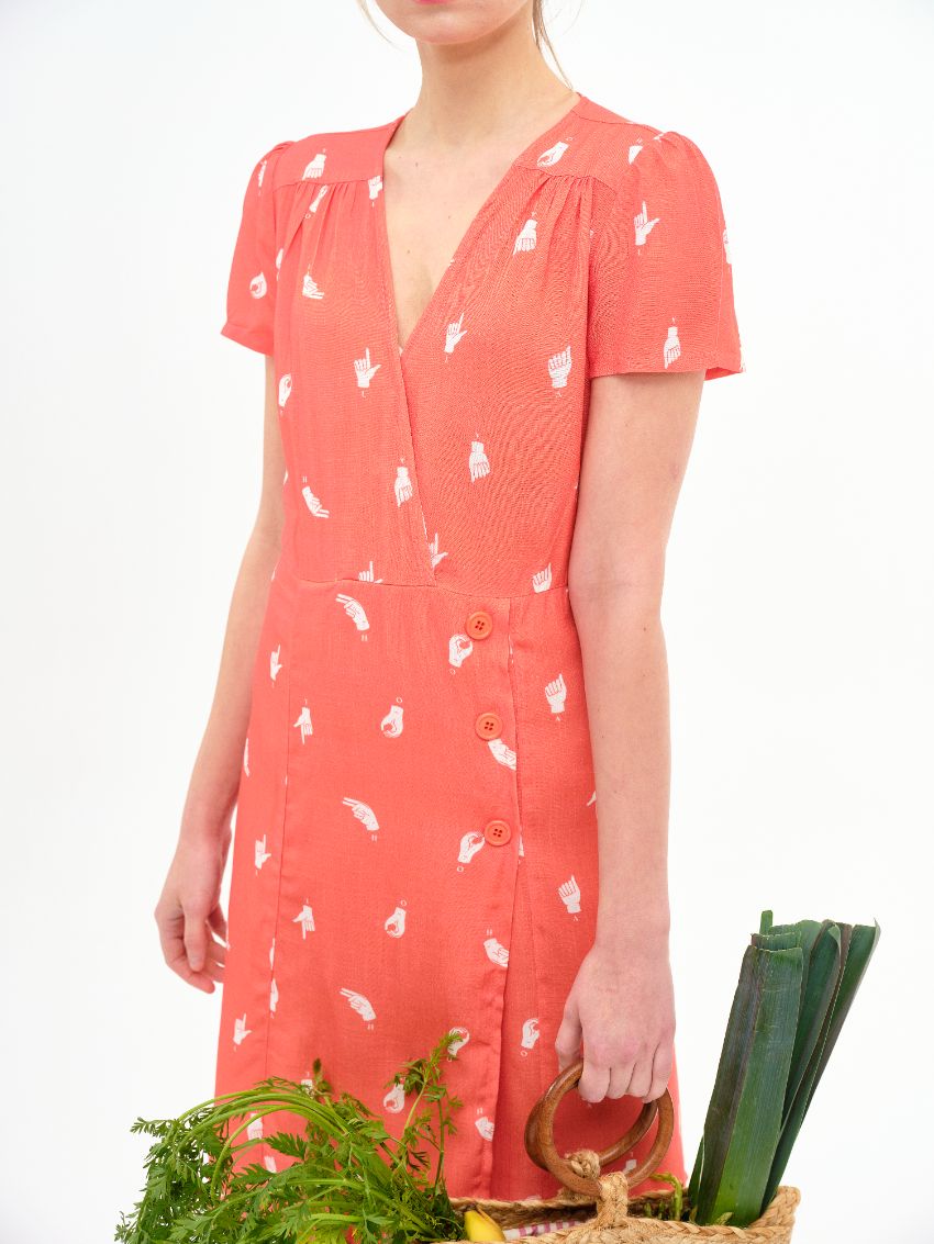 Vestido Mayall Coral - Imagen 3