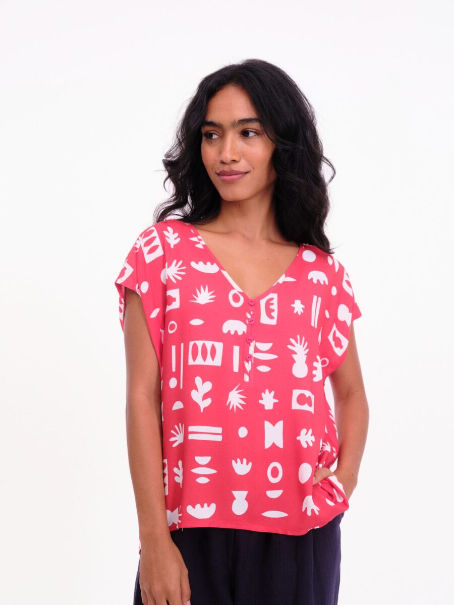 Top Esva Rojo