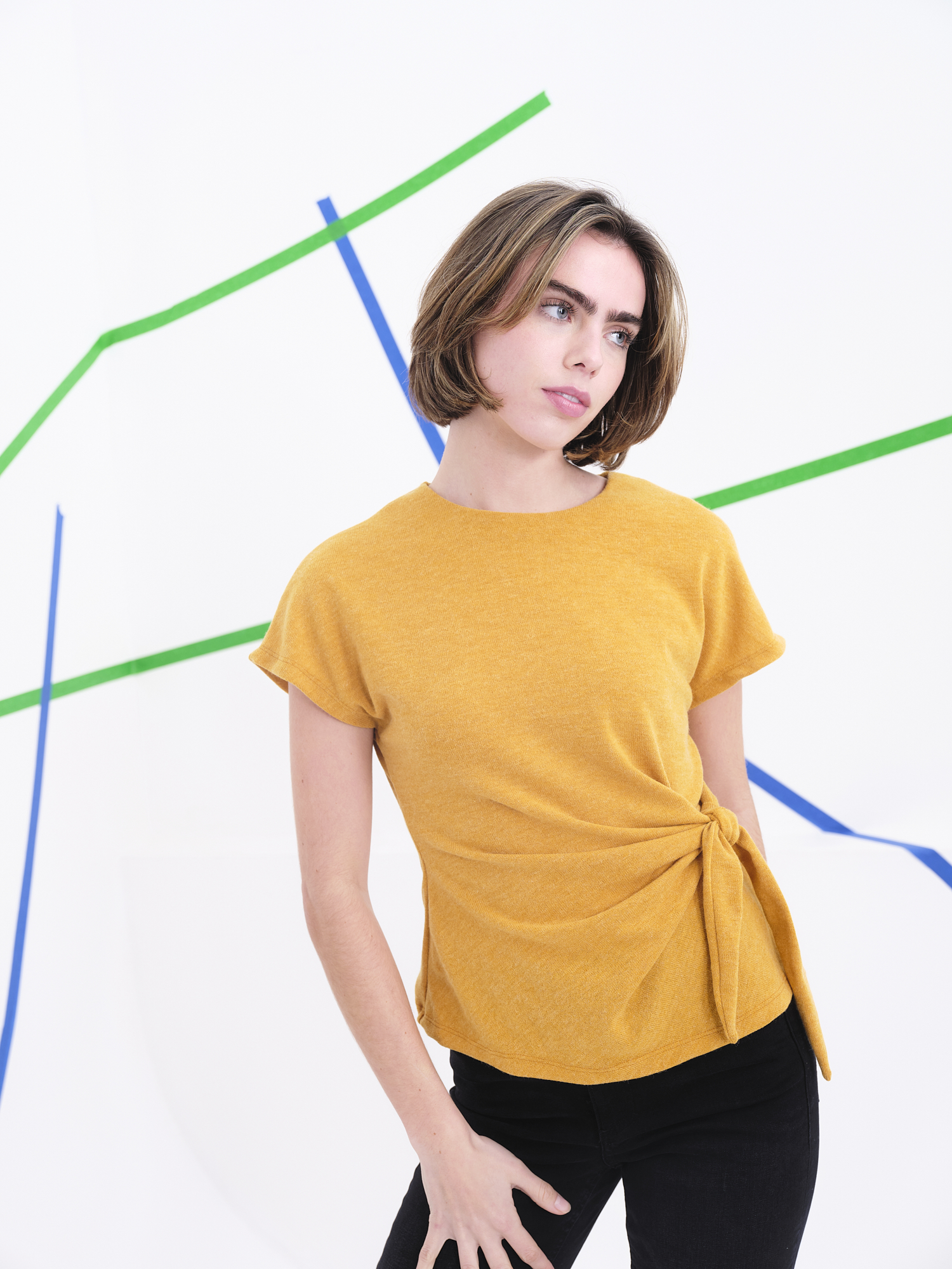 Blusa Kurosawa Mostaza