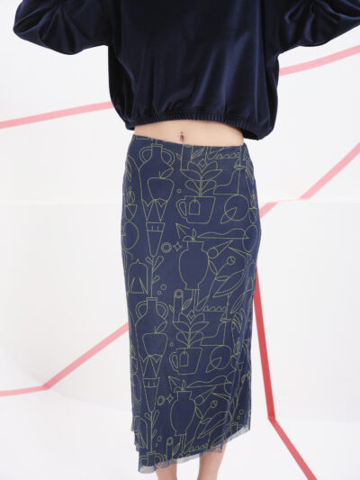 Falda Tarantino Azul