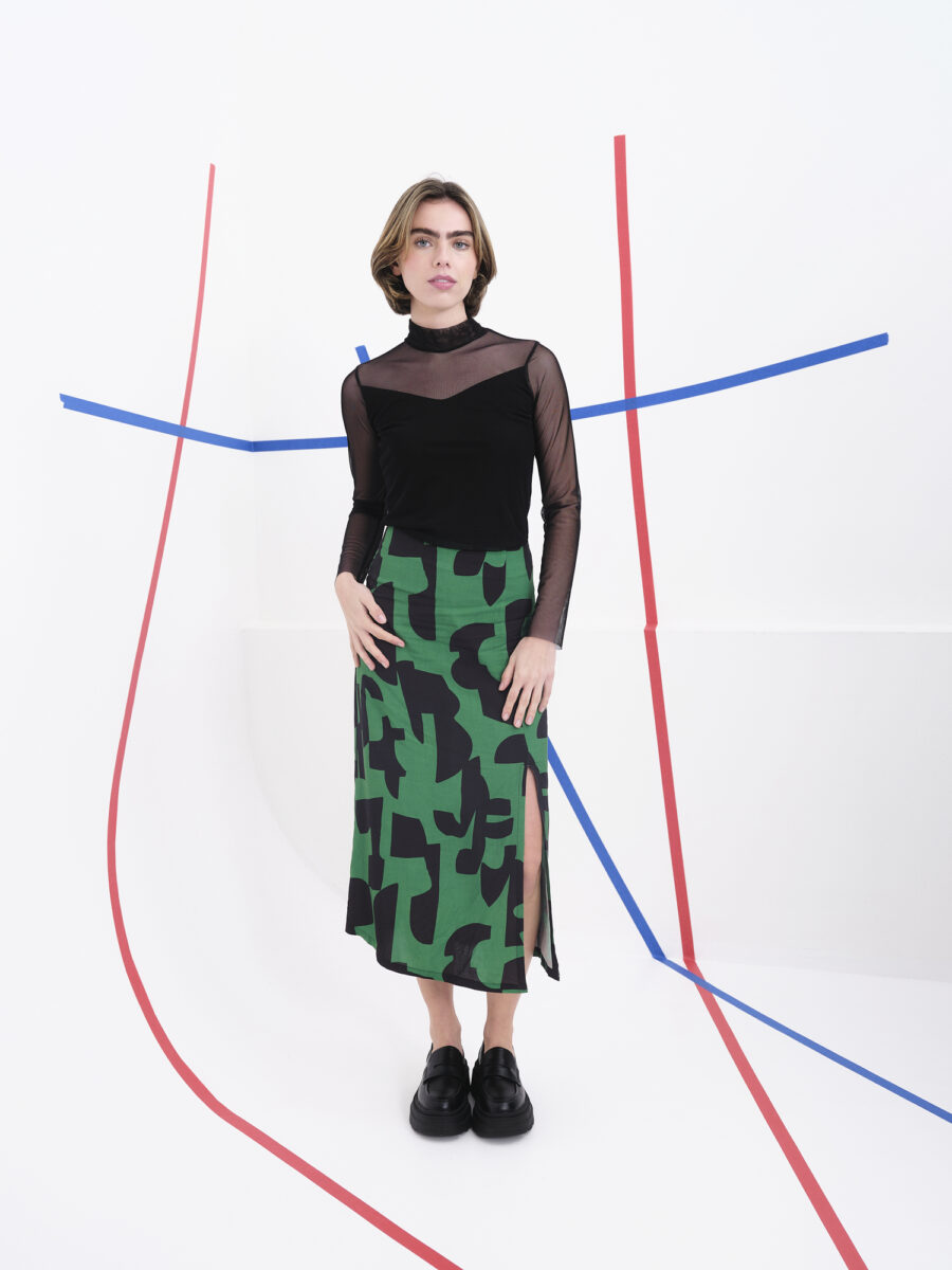 Falda Waters Verde