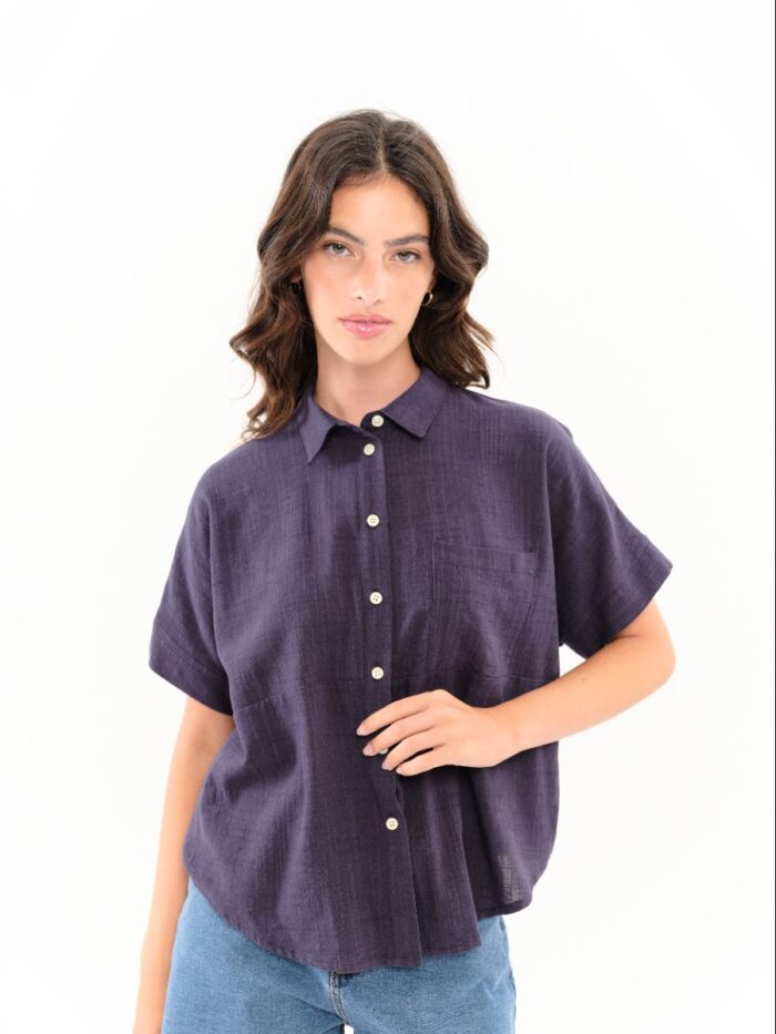 Camisa Sandal Lisa PV26 Azul Marino