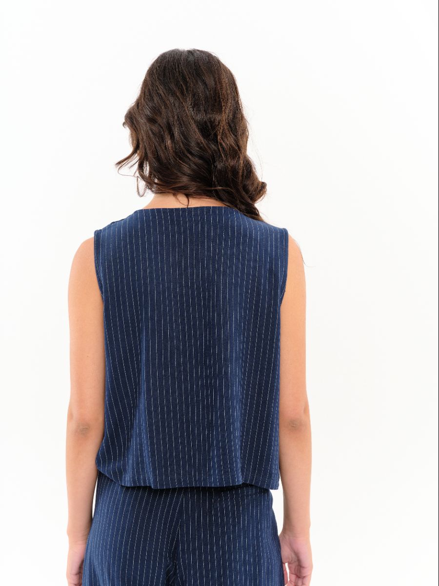 Chaleco Siesta Azul Marino - Imagen 3