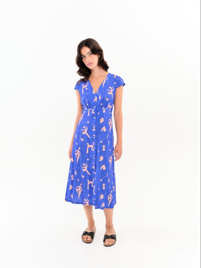 Vestido Aurora PV26 Azul