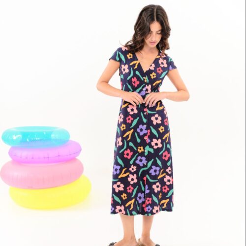 Vestido Aurora PV26 Flores