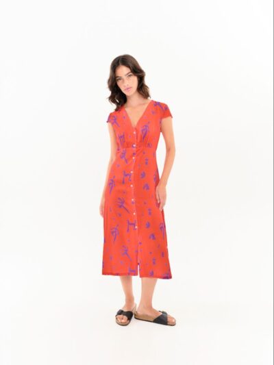 Vestido Aurora PV26 Rojo