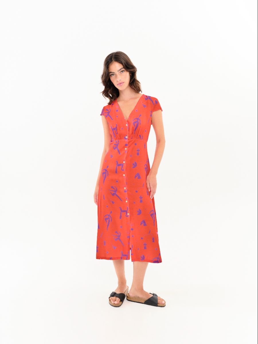 Vestido Aurora PV26 Rojo