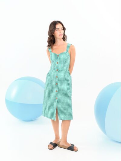 Vestido Vera Vichy Verde