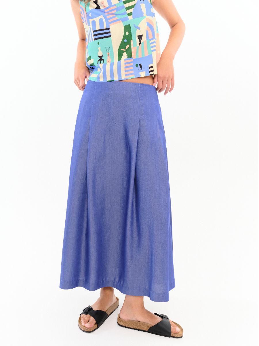 Falda Pétalo Dénim - Imagen 2