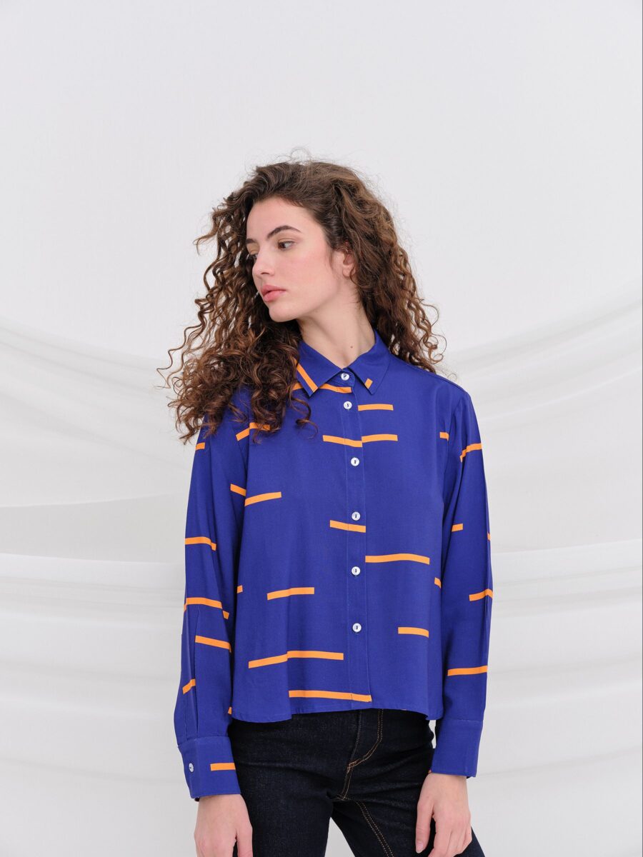 Camisa KUBRICK Azul Klein