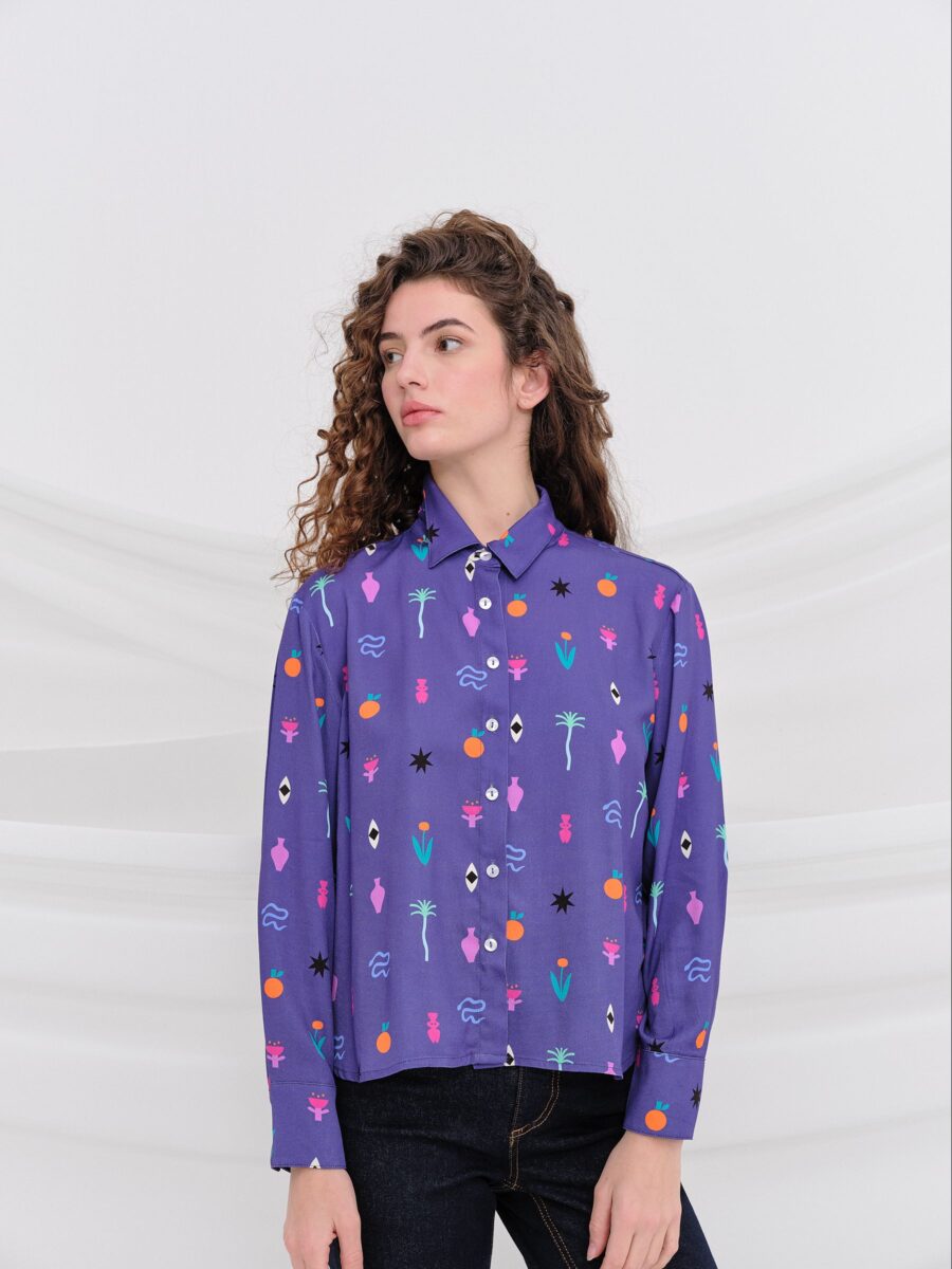 Camisa KUBRICK Morado