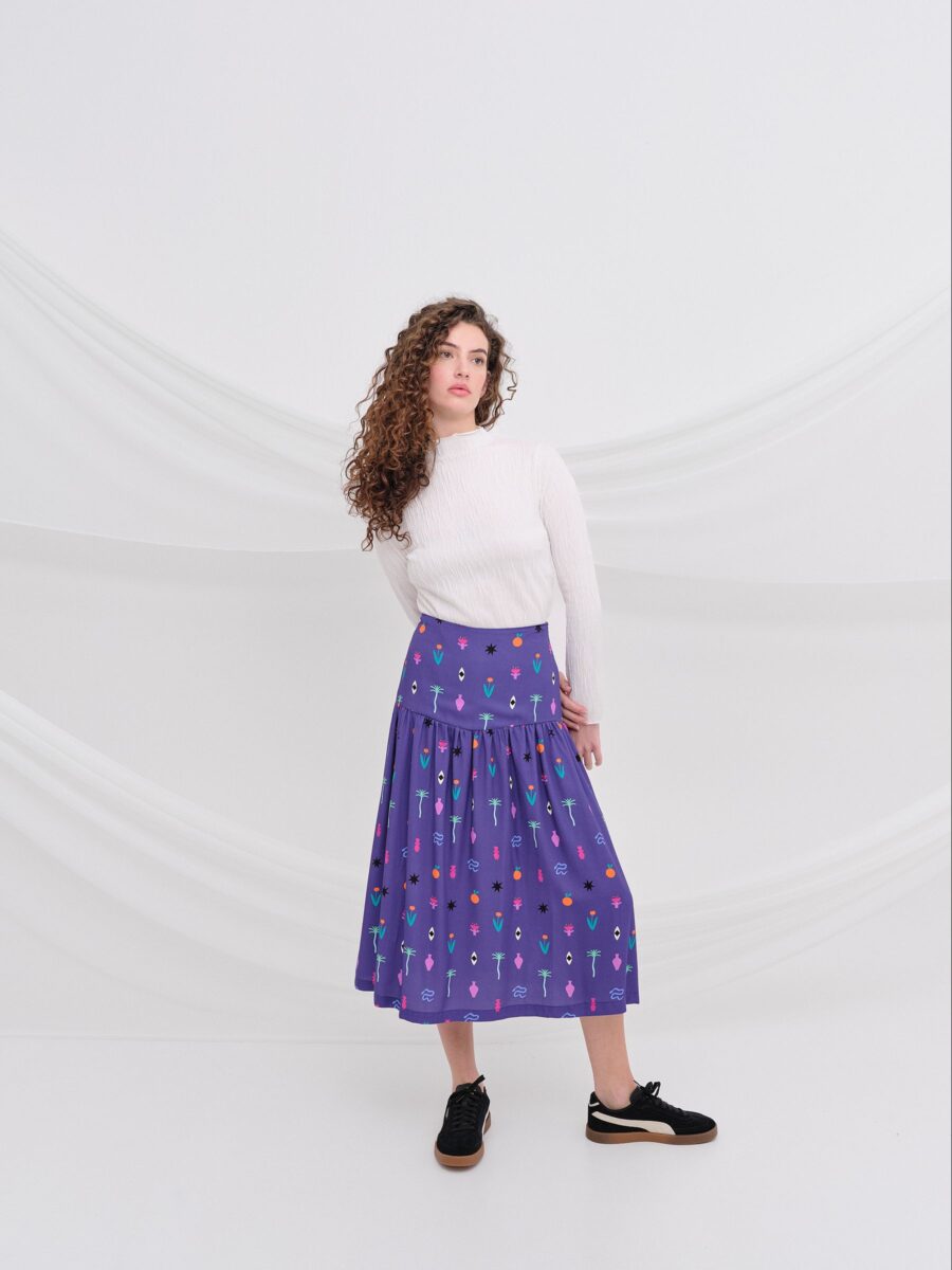 Falda BRISA Morado