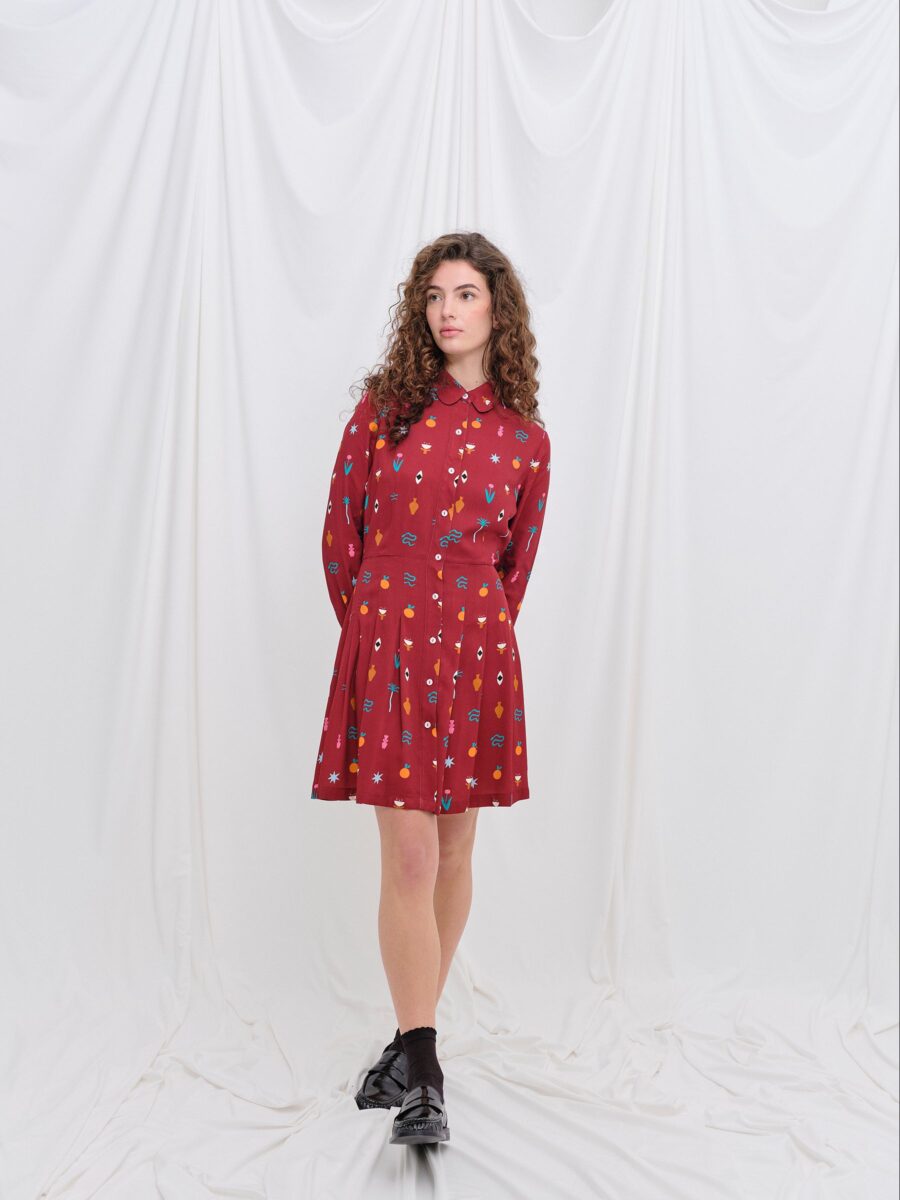 Vestido TALA Granate